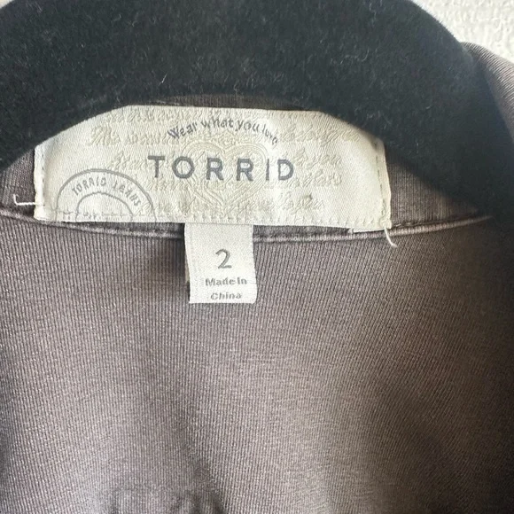 GUC Torrid Washed Jersey Moto Jacket - Picture 5 of 6